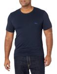 BOSS Men's Three Pack Classic Short Sleeve T-Shirt, Slate Blue, Deep Black, Blank White, Medium