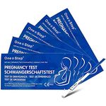 One Step: 10 Highly Sensitive 10mIU Pregnancy Test Strips (tests up to 6 days earlier)