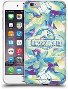 Head Case Designs Officially Licensed Jurassic World Pteranodon Pattern Trend Art Soft Gel Case Compatible with Apple iPhone 6 Plus/iPhone 6s Plus