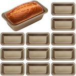 Uiifan 12 Pcs Mini Loaf Pan for Bak