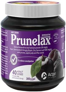 Prunelax Smooth Laxative - 300 g Jar. Natural Laxative - for Constipation Relief and Weight Loss - Laxatives for Adults/Elderly - 30 mg per tsp