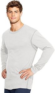 Duofold Men's Mid Weight Wicking Crew Neck Top, Winter White, X-Large