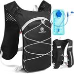 KAMCYCLE® Running Hydration Vest Backpack,Lightweight Cycling Water Backpack,Water Bladder Bag Daypack for Hiking Trail Running Biking Race Marathon for Women Men (With 2l Bladder)