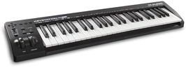 M-Audio Keystation 49MK3 - Clavier MIDI 49 Touches USB, Commandes Paramétrables, Molettes Pitch, Modulation, Connexion Plug-And-Play (Mac/PC) et Logiciel de Studio Inclus