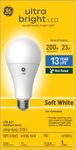 GE Ultra Bright LED 200 Watt Replacement, Soft White, A21 General Purpose Bulb (1 Pack)