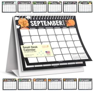 Small Desk Calendar 2026-18-Month 2026 Desk Calendar Small for Home, Office & Classroom, Standing Flip Desks Calendars 2026-2027, Desktop Flip Calendars, Back to School Teacher Gifts