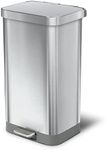 Glad Stainless Steel Step Trash Can