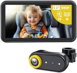 Luckview BM2A Baby Car Camera, Night Vision & 5.2" 1080P Display for Rear-Facing Car Seats, Easy No-Damage Install, Patented Anti-Shake Mount – Ideal for Parents and Pet Owners