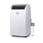 BLACK+DECKER Air Conditioner, 14,000 BTU Air Conditioner Portable for Room and Heater up to 700 Sq. Ft. with Remote Control, White