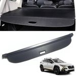 SNOWAMORE - Upgraded Cargo Cover Fit for Subaru Crosstrek 2024, Made of Carbon Fiber Cloth, Retractable Rear Trunk Tonneau, Privacy Security Screen Trunk Cover