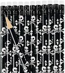 Fun Express - Skull and Crossbone Pencils - Stationery - Pencils - Pencils - Printed - 24 Pieces