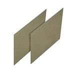 sourcing map Microwave Oven Waveguide Cover Mica Repairing Plate Oven Sheet Board for Kitchen 130x130x0.5mm, Pack of 2