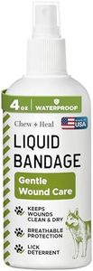 Pet Liquid Bandage for Dogs - 4 oz Spray with Aloe - Wounds Care for Dogs Including Cuts, Scrapes, and Stitches - Breathable and Waterproof