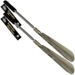 FootMatters Long Handled Adjustable Expander Shoe Horn - Extendable & Collapsible 16 to 31 inches - 2 Pack