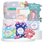 First Period Kit for Girls No Tampons - Emergency Kit Bag for Girls with Sanitary Pad Storage Bag, Teen Sanitary Towels, Lil-lets Teens Liners, Hair Scrunchie, Period Info Booklet and Period Tracker