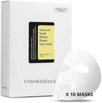 COSMESSENCE Pack of 10 Hydrating Beauty Face Masks : Nourishing and Extra hydrating mask with 96% of Snail Essence for all skin type. Anti-wrinkle, Anti-aging, Improves skin texture, Intense hydration, korean moisturizing and firming treatment.