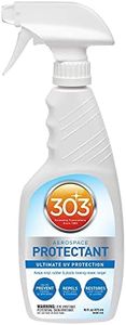 303 Products (30308CSR) UV Protectant Spray for Vinyl, Plastic, Rubber, Fiberglass, Leather & More – Dust and Dirt Repellant - Non-Toxic, Matte Finish, 16 Fl. oz., White