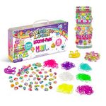 Rainbow-Loom -Loomi-Pals „ -Mini-Combo-Set,-Features-60-CUTE-Assorted-Loomi-Pals-Charms,1-Happy-Loom,-2100-Colorful-Bands-all-in-a-Carrying-Case-for-Boys-and-Girls-7+