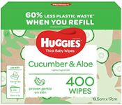 Huggies Thick Baby Wipes Cucumber a