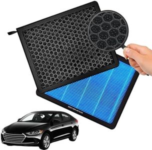 Cabin Air Filter CF12058 Fits Hyundai Elantra (2017-2020), Accent (2018-2022), Elantra GT (2018-2020) & Kia Forte (2019-2024), Rio (2018-2024), Honeycomb Structure & Activated Carbon, Durable & Sturdy