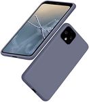 ABITKU for Pixel 4 Case 5.5 inch (2019), Liquid Silicone Slim Design with Camera and Screen Protection Microfiber Lining, Silicone Case for Google Pixel 4 Case (Lavender Gray)