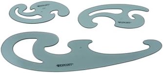 Westcott French Curve Set, 3 Pieces