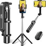 COLORLIZARD Phone Tripod Selfie Stick Tripod for iphone,Bluetooth Remote Selfie Stick Compatible with iPhone, GoPro, Samsung, Android