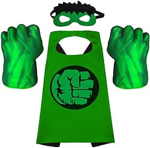 NuGeriAZ Superhero Hands for Kids Smash Punches Gloves Toy Children Plush Boxing Glove with Cape Kids Cosplay Costumes for Christmas Birthday Gift