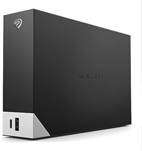 Seagate One Touch Desktop Hub External Hard Drive with Rescue, 14 TB, Black