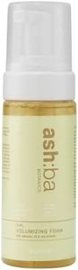 Ashba Botanics Curl Volumizing Foam I Weightless Hair Mousse for Curly & Wavy Hair - Paraben, Silicone Free | Lightweight styler to control frizz without dryness | 150ml