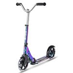 Micro Scooters | Cruiser LED Children's Scooter | Handlebar Adjustable | Lightweight | Light Up Wheels | Foldable | 6-12yrs | Boys & Girls | Neochrome