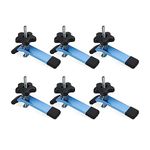 POWERTEC 71168-P3V T-Track Hold Down Clamp, 5-1/2" L x 1-1/8" W, 6 Pack, T Track Clamps for Woodworking
