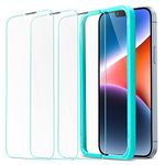 ESR Tempered-Glass Compatible with iPhone 14 Screen Protector and iPhone 13/13 Pro Screen Protector, with Easy Installation Frame, Military-Grade Protection, Ultra Tough, Scratch Resistant, 3 Pack