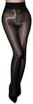 BAOKELAN Women Oily Tights Sheer Shiny Tights Control Top Tights Sexy Silk High Waist Pantyhose Black S-L