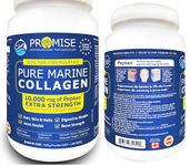 Promise Pure Marine Collagen Peptides Powder with Hydrolyzed Collagen – Unflavored, Non-GMO, Supports Healthy Skin, Nail, Hair & Joints, Canada Made – 525 grams