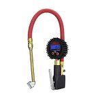 Milton Industries S-530 Compact Digital Tire Inflator with Pressure Gauge - Dual Head Air Chuck & 15” Rubber Air Hose – 1/4” NPT