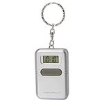 Talking Clock For Blind Keychain Alarm - Small Digital Clock Keychain with Alarm for Visually Impaired Digital Alarm Clock for Kids, Elderly - Digital Clock Battery Operated Talking Travel Alarm Clock