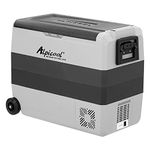 Alpicool T60 60L Car Fridge Freezer Portable Car Refrigerator 12/24V Electric Cooler for Camping, Road Trip, Picnic