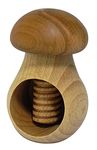 Nutcracker made from natural beech wood - very solid - mushroom Light Brown