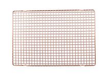 Nordic Ware 43945 Rectangular Grid Rustproof Copper-Plated Wire Rack, Premium Accessories to Cool Bakes, Steel