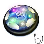 JRD&BS WINL Hover Soccer Ball Toys for Boys Girls,Rechargeable Floating Soccer Ball with Led Lights and Foam Cushion,Indoor Air Football Game Perfect Birthday for Kids Age 3 4 5 6-15