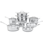 Cuisinart Belly Shape Stainless Steel Set, 13-Piece