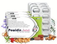 Powidin Joint Support | Bone and joint health supplements | collagen supplements for joints | Type 2 Collagen, Glucosamine, Chondroitin, Hyaluronic acid, Boswellia Serrata, Piperine, L proline, Natural Egg Shell Membrane, Acacia Catechu, Scutellaria baicalensis - 30 tablets