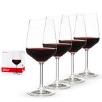 Spiegelau 4670181 Style Red Wine Glasses (Set of 4), Clear