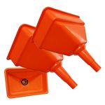 Large Tractor Funnel With Filter Heavy Duty Diesel Oil Square Funnel (PACK OF 2)