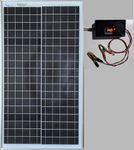 BEM 40W Solar Car Battery Charger Combo Kit| 40W Mono PERC Waterproof Solar Panel & 12V Charger Trickle Maintainer with Voltmeter for Car, Motorcycle, Automobile, Boat, Powersports|Trailer|Marine|RV