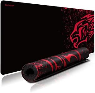 EXCO Red Gaming Mouse Pad,700 x 300mm Large Anime Keyboard and Mouse Mat with Non-Slip Rubber Base,Personalized Design Computer Desk Pad,Office Desk Protector Cover for Laptop 3521