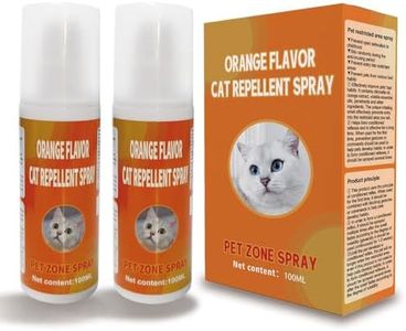 Cat Deterrent Spray, Cat Repellent Spray Indoor, Cat Urination Deterrent Keep Cats Away, Cat Scratch Deterrent Spray Training Aid Indoor and Outdoor for Furniture, Sofas, Rugs, Curtain (2 * 100ML)