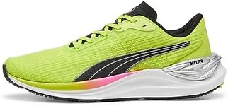 Puma Women Electrify Nitro 3 Wns Road Running Shoes, Lime Pow-Puma Black-Poison Pink, 6 UK