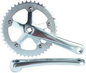 SENQI Cycling Fixed Gear Chain Wheel Crankset Track Cycling Folding Bicycle CNC Bike Parts 170mm Crank 44T